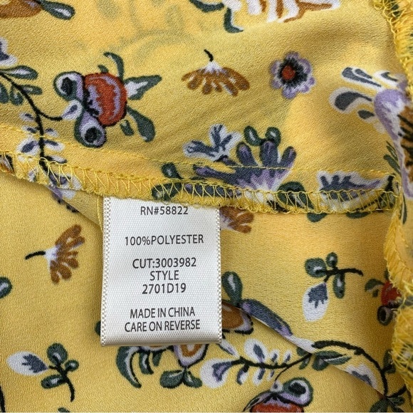 Max Studio: Ruffle Floral Print Slit Tie Maxi Skirt Summer Spring Size Large NWT - Picture 6 of 6